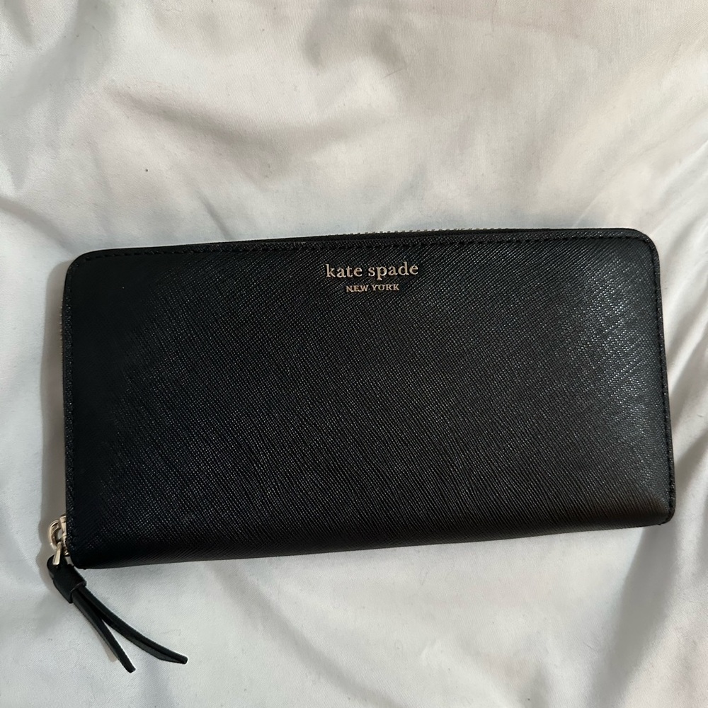 Kate Spade New York Cameron Saffiano Leather Zip Around Large Continental Wallet